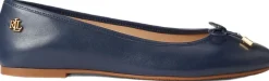 Jayna Nappa Leather Flat-Lauren Ralph Lauren Sale