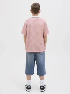 Best JCOLIDO AOP MESH OPEN COLLAR POLO J Børn Undertøj