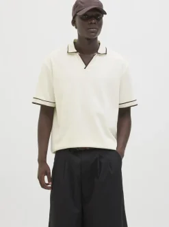 JORSUMMER SPLIT NECK POLO STYD SS25-Jack & Jones Online