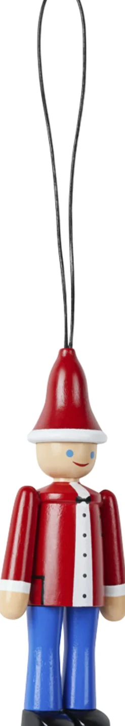 Julepynt Jule Ole & Jule Lise rød/blå/hvid Julepynt|Julepynt