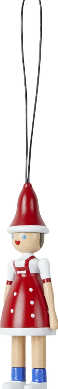 Julepynt Jule Ole & Jule Lise rød/blå/hvid Julepynt|Julepynt