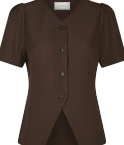 Jules Structure Blouse-Neo Noir