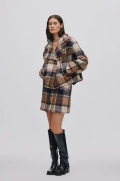 Clearance Jumbo check jacket - Ehsan Dame Blazere & Veste
