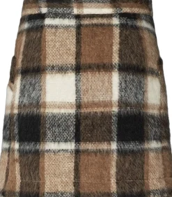 Jumbo check short skirt - Olympia-Rabens Saloner New