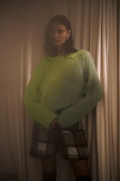 Jumbo check short skirt - Olympia-Rabens Saloner New