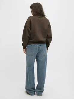 Outlet JXMERLE RLX SHORT LS CREW SWT LN Dame Sweatshirts & Sweatpants