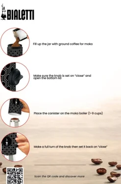 Clearance Kaffedosering inkl. dåse Kaffe & Te