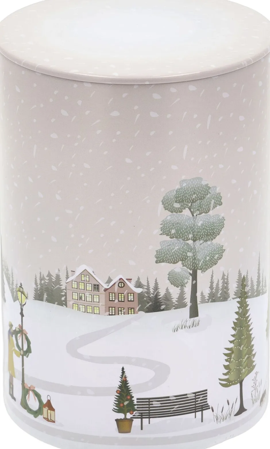 Bastian Opbevaring>Kagedåse Vinter 10 x 14,5 cm Woodrose Metal