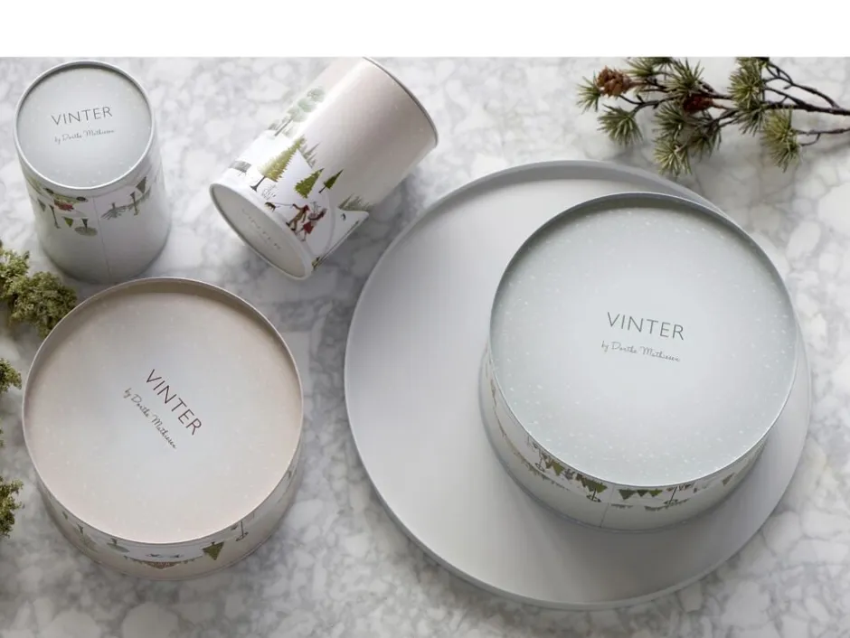 Bastian Opbevaring>Kagedåse Vinter 10 x 14,5 cm Woodrose Metal