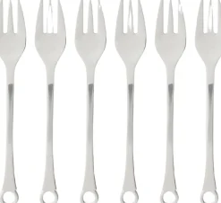 Kagegaffel Pantry 16 cm 6 stk. Mat/Blank stål-Gense Discount