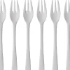 Gense Bestik>Kagegaffel Steel Line 16 cm 6 stk. Blankt stål