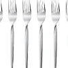 Discount Kagegaffel Twist 16 cm 6 stk. Blankt stål Bestik