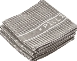 Best Karklude 32 x 32 cm 3 stk. Fungi/Hvid 100 % økolog Tekstiler Til Køkkenet