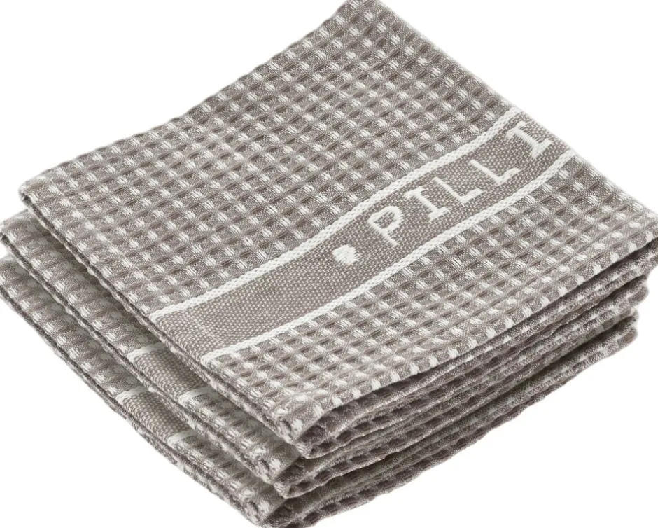 Best Karklude 32 x 32 cm 3 stk. Fungi/Hvid 100 % økolog Tekstiler Til Køkkenet