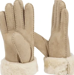 Dame Lovelies Handsker & Vanter>KELLY - GLOWES - SHEEP SKIN W/ SHEARLING CUFF
