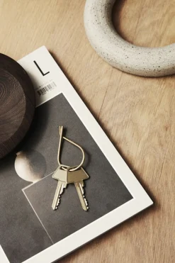 Dame Moebe Nøgleringe>Key Ring Brass