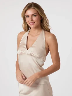 Kinuni Halter Top-Neo Noir Clearance