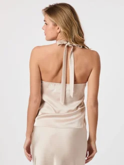 Kinuni Halter Top-Neo Noir Clearance