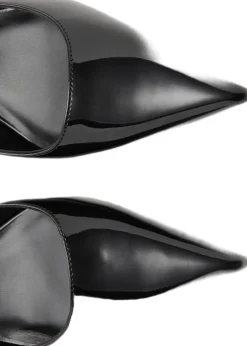 Kitten-heel patent leather shoes-MANGO Discount