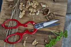 Zwilling Køkkenknive & Sakse>Køkkensaks Rustfritstål Rød Fuldsmedet 20 cm