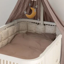 Klassisk sengetøj, baby, jetty beige-Sebra Best