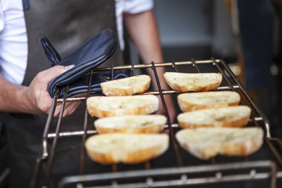 DutchDeluxes Tekstiler Til Køkkenet>Klassisk Ultimativ Grill&Ovn handske SORT