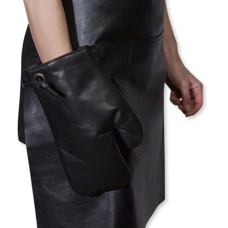 DutchDeluxes Tekstiler Til Køkkenet>Klassisk Ultimativ Grill&Ovn handske SORT