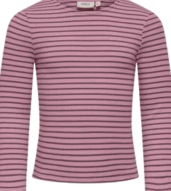 Outlet KMGMAUDE LIFE STRIPE LS TOP JRS NOO Børn Overdele