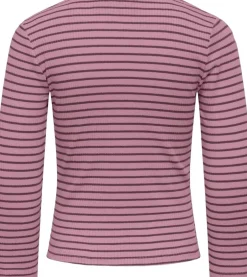 Outlet KMGMAUDE LIFE STRIPE LS TOP JRS NOO Børn Overdele