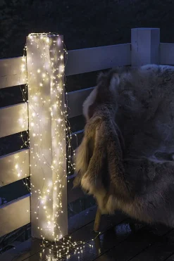 Sale Knirke , Clear/Silver , 7,9m+3m Lyskæder