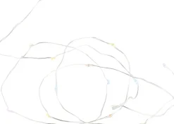 Sirius Lyskæder>Knirke multi lyskæde 20L, Multi/Sølv