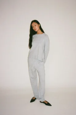 Dame Rabens Saloner Strik>Knit lounge boxy sweater - Ruca