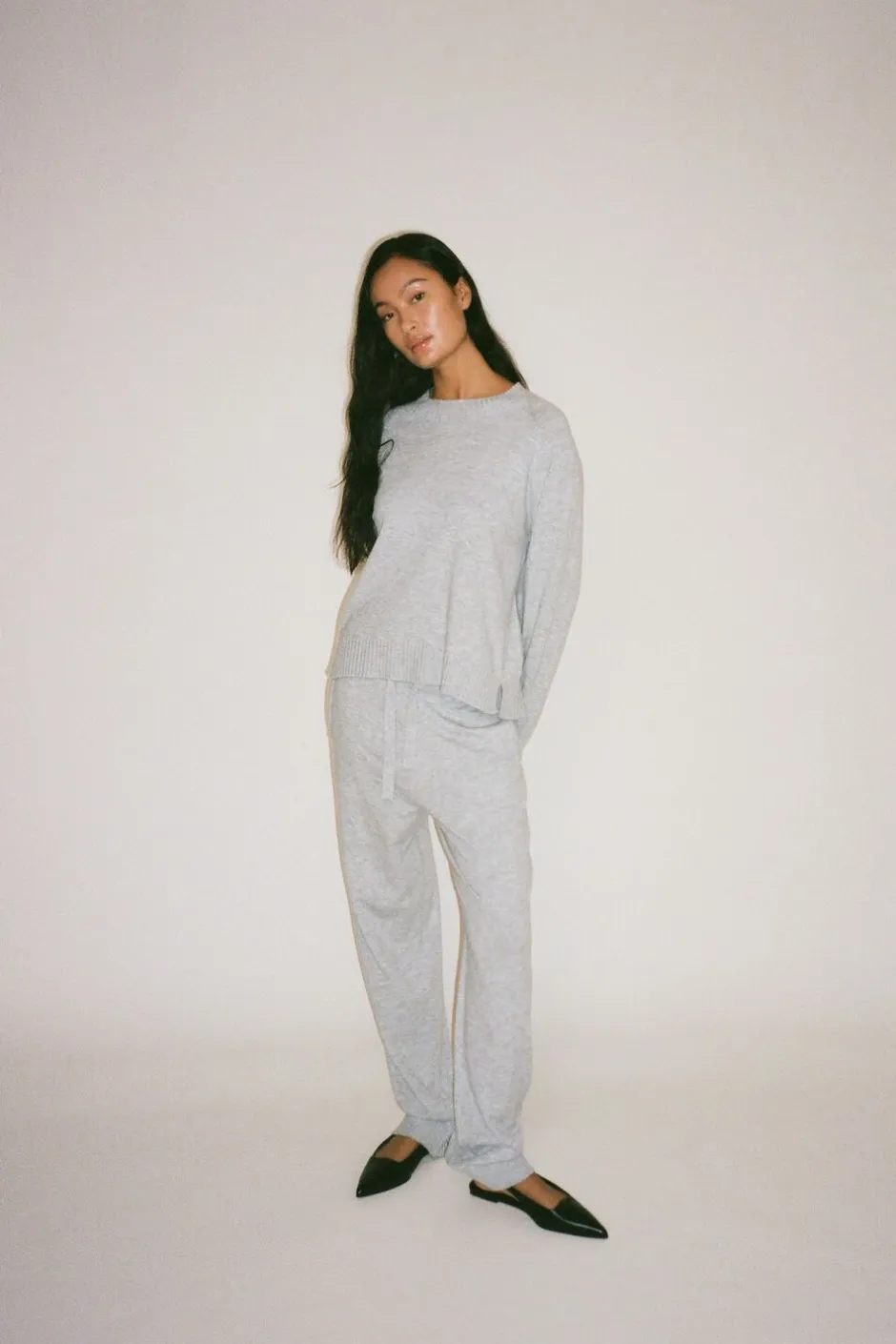 Dame Rabens Saloner Strik>Knit lounge boxy sweater - Ruca