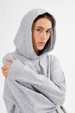 Knit lounge over size hoodie - Hele-Rabens Saloner Sale
