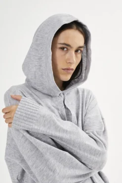 Knit lounge over size hoodie - Hele-Rabens Saloner Sale