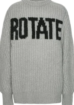 Dame ROTATE Birger Christensen Bluser & Skjorter>KNITTED LOGO SWEATER