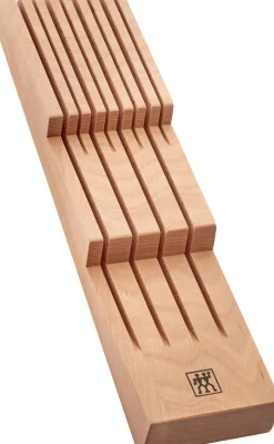 Outlet Knivopbevaring 8 knive , Bøg Køkkenknive & Sakse