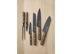 Lion Sabatier Køkkenknive & Sakse>Knivsæt Phenix Walnut 6 dele Sort/valnøddetræ