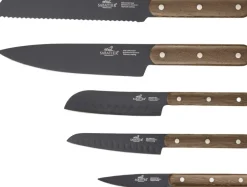 Lion Sabatier Køkkenknive & Sakse>Knivsæt Phenix Walnut 5 dele Sort/valnøddetræ