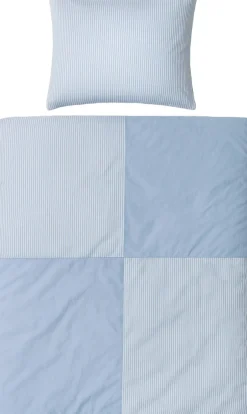 Økologisk sengesæt, Mini strib patchwork-OMHU New