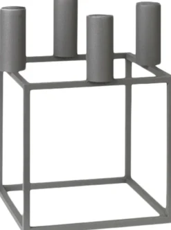 Audo Copenhagen Adventsstager|Lys & Lysestager>Kubus 4 - Grå