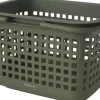 Online Kurv oliveingrøn medium 42x35x25cm Opbevaring