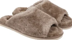 Outlet KVINA - OPEN SHEARLING SLIPPER Dame Hjemmesko