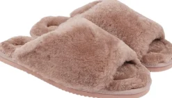 Dame Lovelies Hjemmesko>KVINA - OPEN SHEARLING SLIPPER