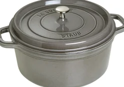Staub Gryder & Pander>La Cocotte 28 cm grå
