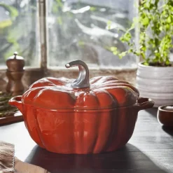 La Cocotte Cocotte 24 cm / 3,25 l, Græskar, Kanel, Støbejern-Staub Sale