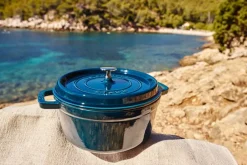 La Cocotte Cocotte 28 cm / 6,75 l, Rund, La-Mer-Turkis-Blågr Gryder & Pander