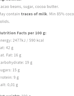 Discount La Dalia 85% - The Lazy Cocoa Grower's Blend, Nicaragua, 10 Chokolade