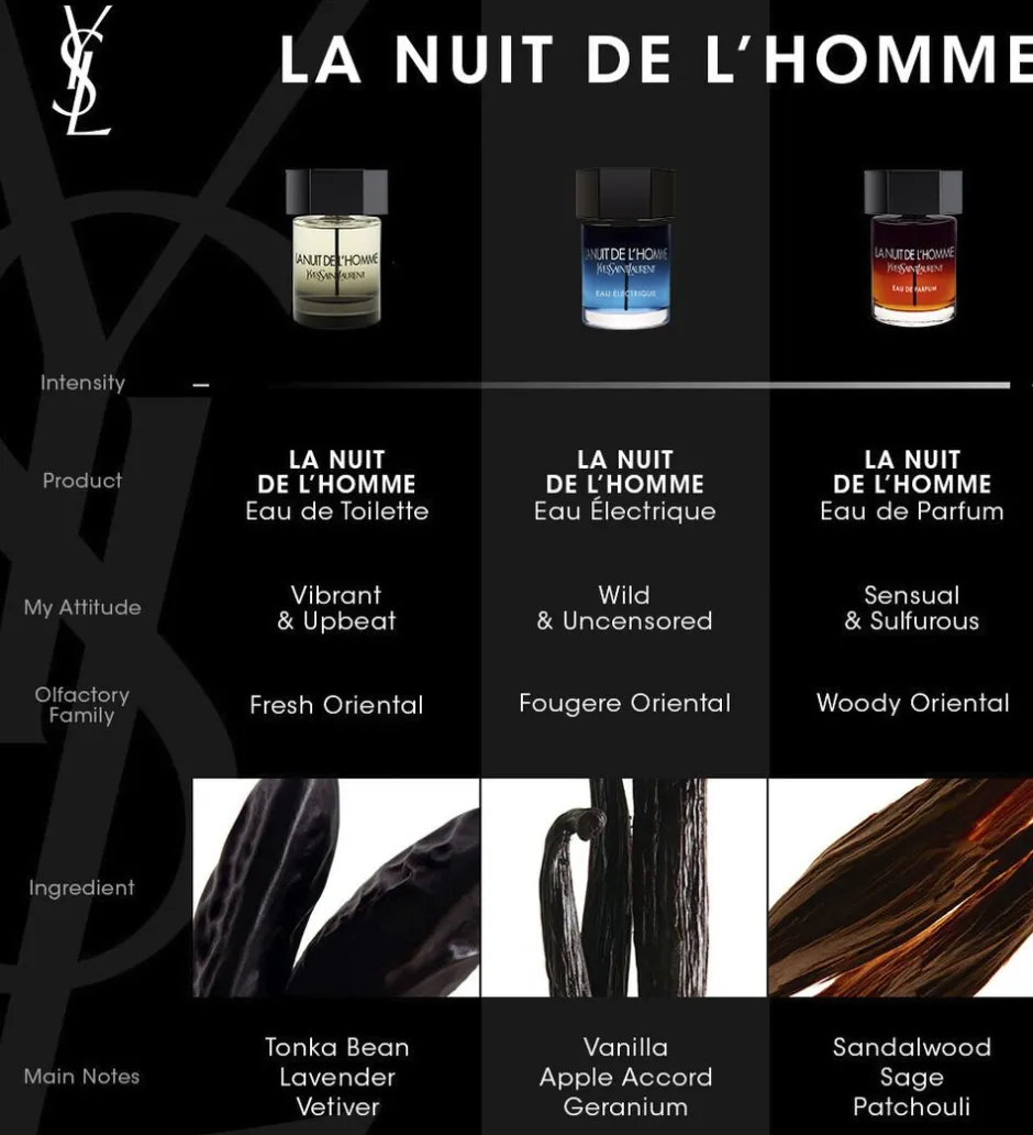 Outlet La Nuit de L'Homme Eau de Parfum Dufte & Deodoranter|Parfumer & Dufte