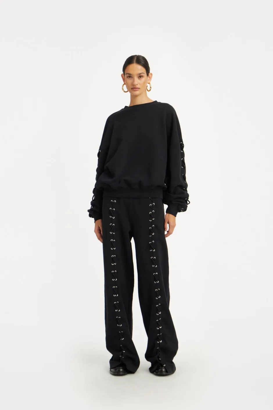 LACING CREWNECK-ROTATE Birger Christensen Discount